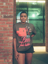 Load image into Gallery viewer, GREY SEX FEEL GOOD BUT LOVE IS BETTER
