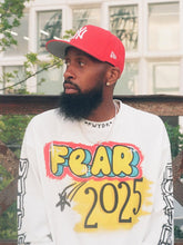 Load image into Gallery viewer, SUMMER 2025 WHITE LONG SLEEVE GRAFFITI T-SHIRT
