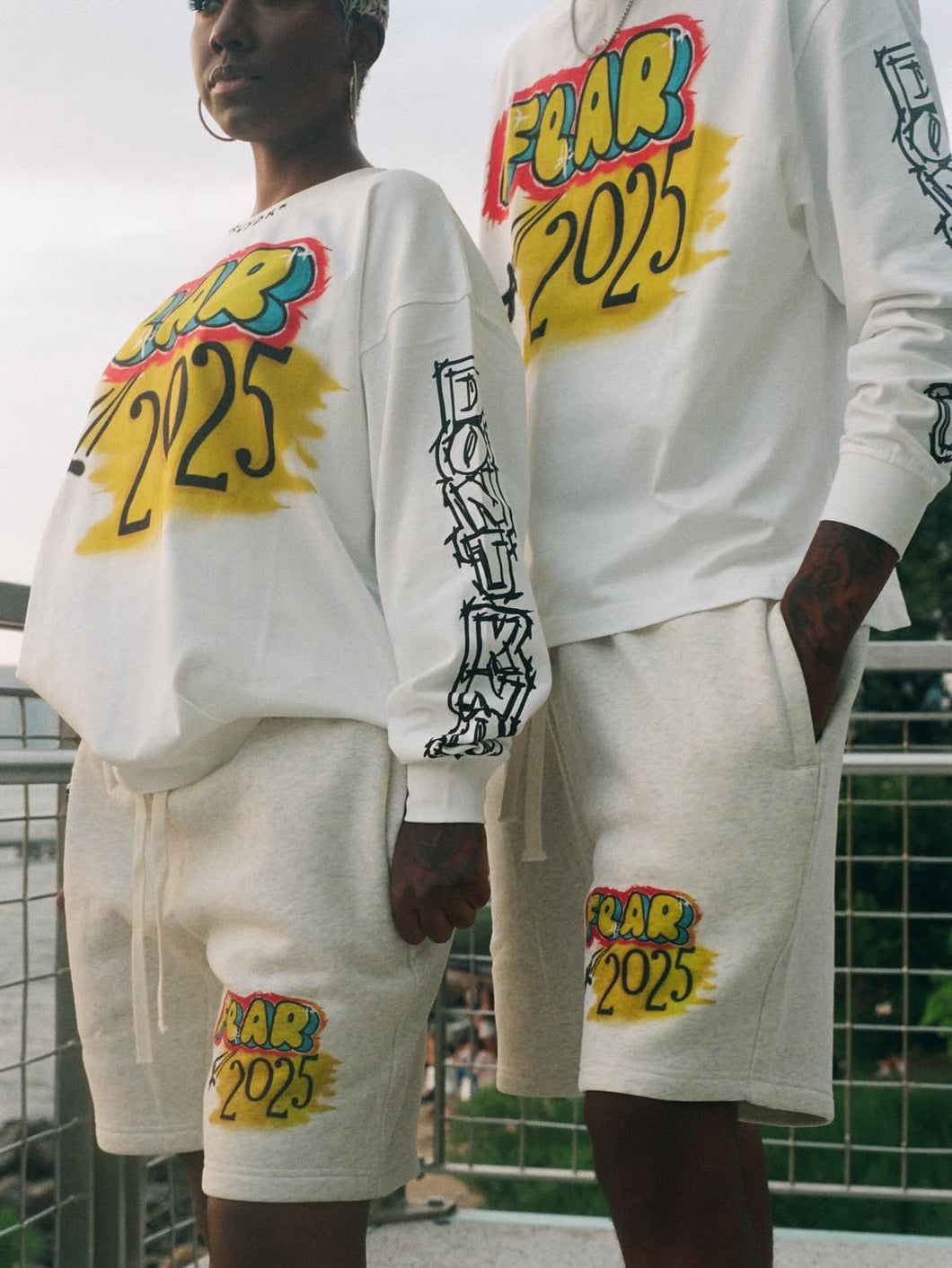 SUMMER 2025 GRAFFITI HEATHER OAT SHORTS