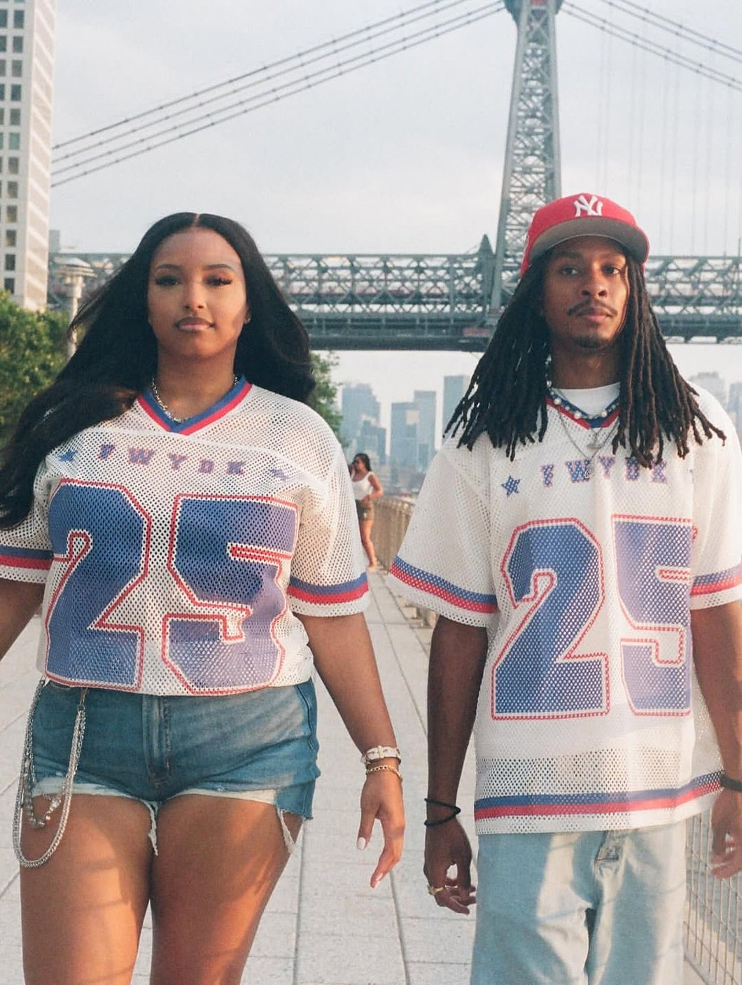 FWYDK WHITE MESH JERSEY