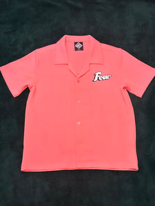 Pink Fear Button Down Shirt