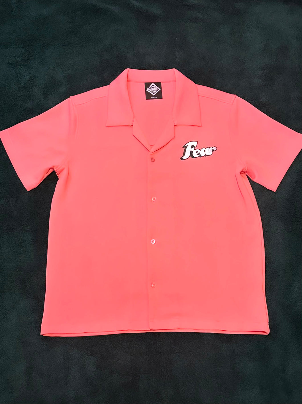 Pink Fear Button Down Shirt